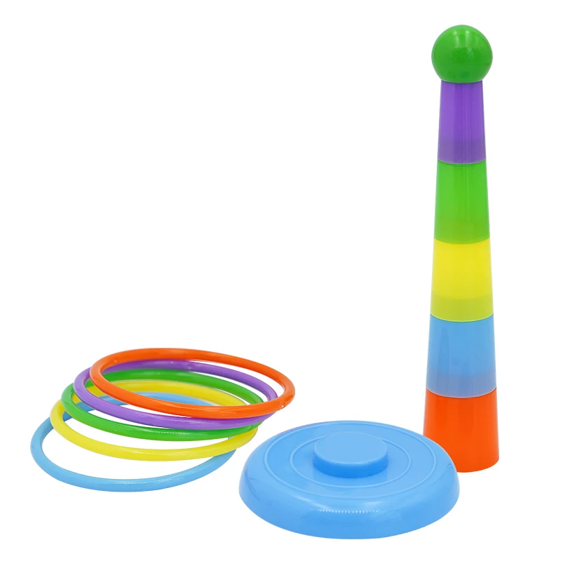 Juego de anillos de entrenamiento para pájaros y loros, juguete de plástico para mascotas, bola oscilante, suministros de juego de férula, inteligencia - imagen 3