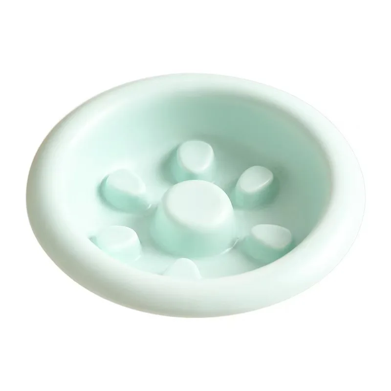 Nuevo cuenco de comida lenta para mascotas, cuenco de comida antiasfixia, suministros para mascotas de comida para perros y gatos engrosados antigolpes sobre comida para perros - imagen 4