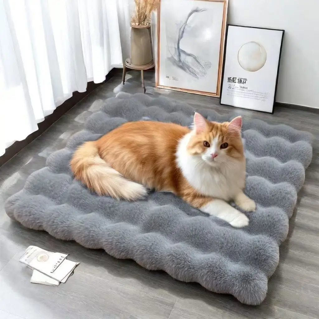 Colchoneta gruesa cálida para perros y gatos – Cama invierno - imagen 3