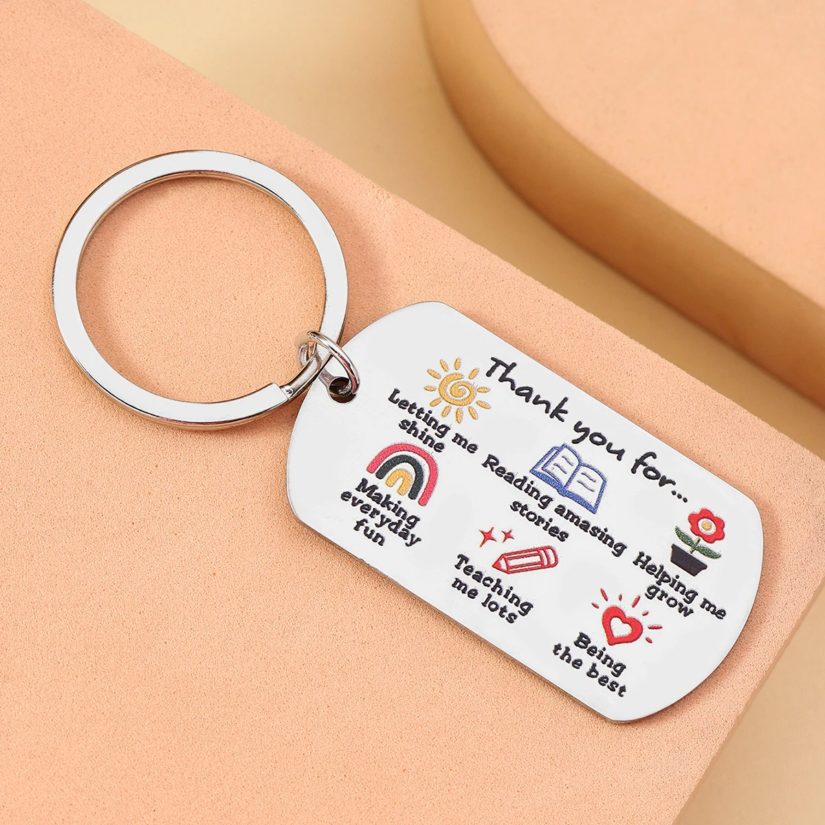 LLavero de agradecimiento para profesores, regalo de graduación de cumpleaños para profesores, 1 unidad - imagen 3
