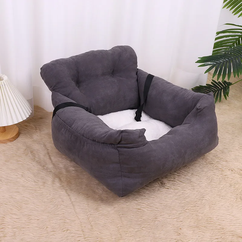 Almohadilla de arena para mascotas para coche, arena para perros, nido cálido para perros medianos y pequeños, nido para gatos, asiento de Control Central para coche, almohadilla para mascotas - imagen 5