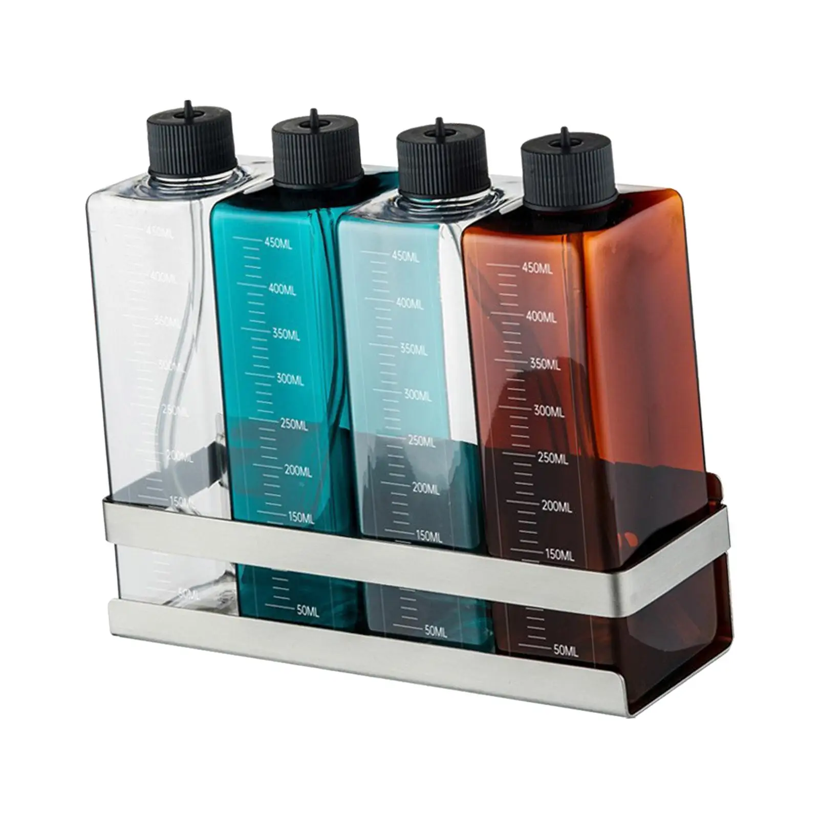 Pack of 4 grass tank titration bottles, versatile for replacement