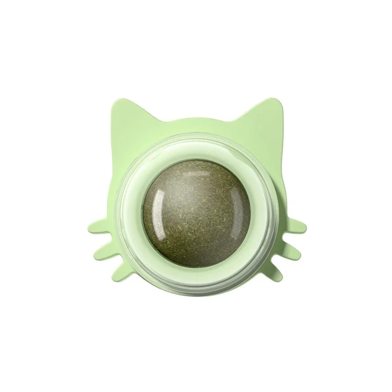 Bola de hierba gatera para Gatos, juguete para Mascotas, piruleta pegada, menta en la pared, productos para aperitivos, accesorios para Gatos - imagen 4