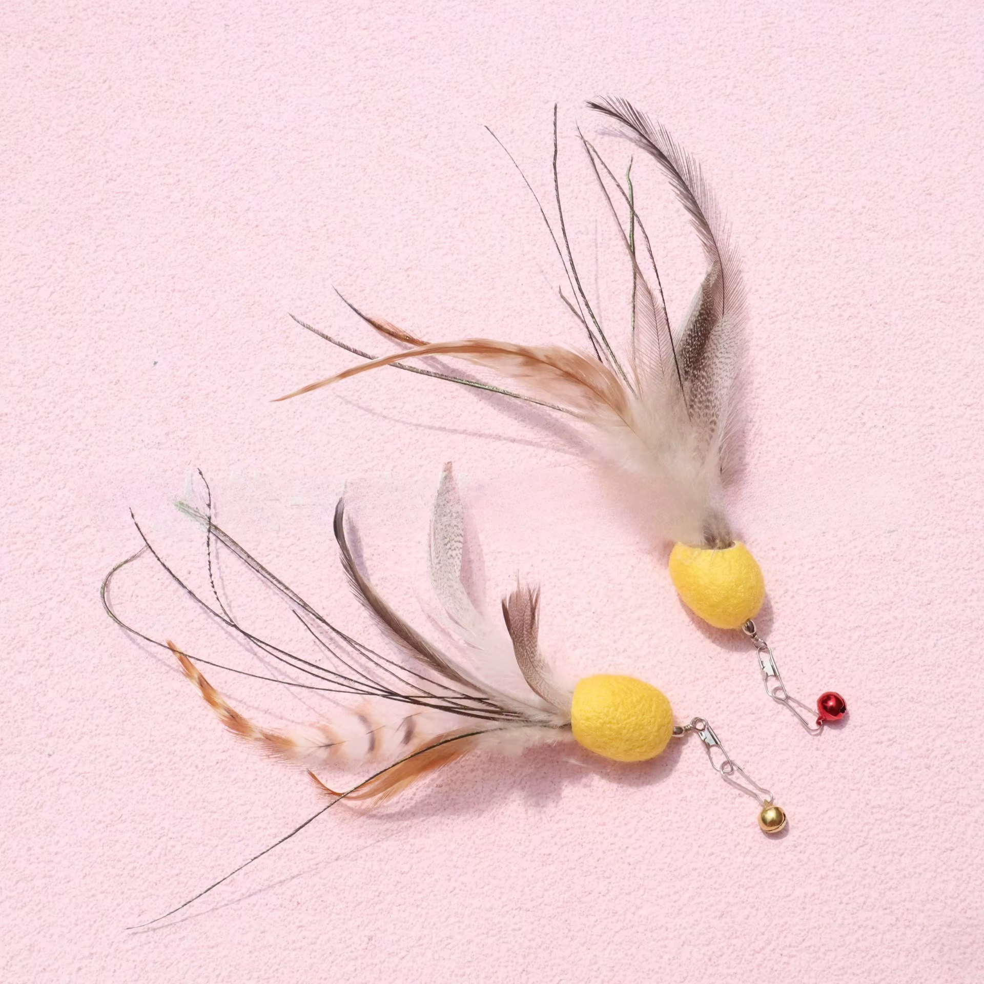 Varita de plumas para gatos con cabezas intercambiables - imagen 2