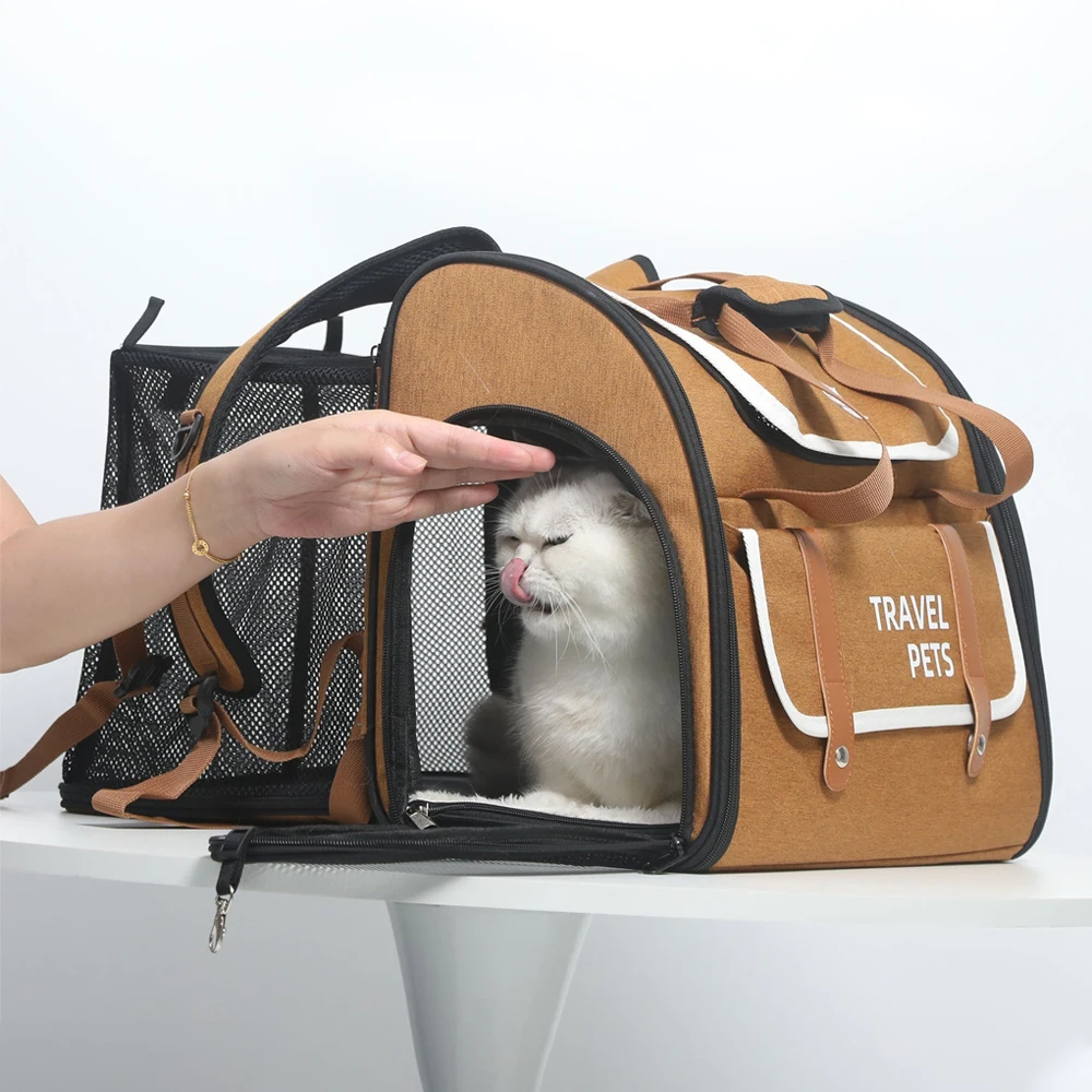 Bolsa transporte para perros pequeños y gatos – Plegable aerolíneas - imagen 4