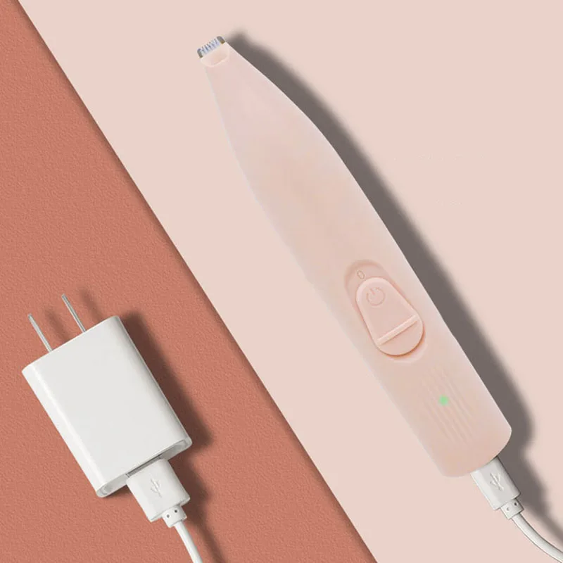 Herramienta de afeitado de pies de mascotas, afeitadora de fondo de pies de mascotas, recortador de pelo de perro de empuje eléctrico - imagen 4