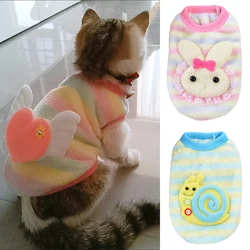 Jersey felpa térmica para gatos – Abrigo suave invierno