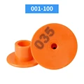 ear tags-orange