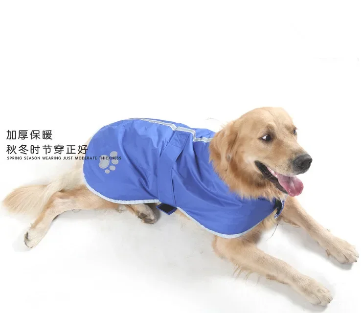 S -2XLdog chaqueta de invierno fácil de usar/apagado chaqueta para perros grandes para invierno cuatro colores perro grande ropa de invierno chaleco mascota grande - imagen 4