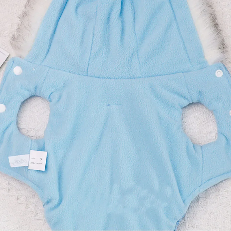 Ropa de lujo para perros, disfraz sin mangas de invierno, chaleco con capucha, chaqueta de plumón para perros pequeños, abrigo para cachorros, Chihuahua, perro salchicha, XS-XXL - imagen 2