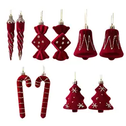 Adornos navideños para árbol - 2 piezas, para gatos y perros