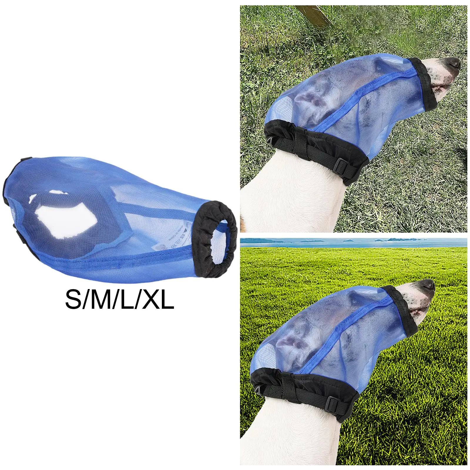 Foxtail Mask for Dogs,Dogs Head Protect,Dog Face Guard,Adjustable Head Net for Dogs,Field Cover,Pet Supplies for Hiking