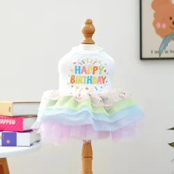 Vestido con lentejuelas para perros y gatos pequeños