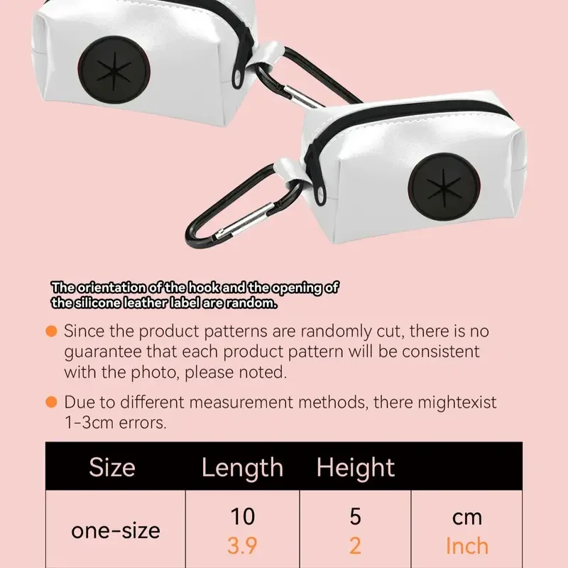 Dispensador de soporte para bolsa de caca de perro, diseño de lujo con estampado colorido, regalo del Día de San Valentín para accesorio de correa (sin correa ni 1 Uds. - imagen 2