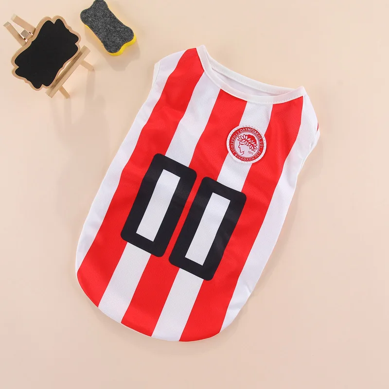 Camiseta para perros, camiseta de fútbol de baloncesto suave y cómoda, chaleco deportivo transpirable para perros, ropa para perros pequeños, medianos y grandes - imagen 3