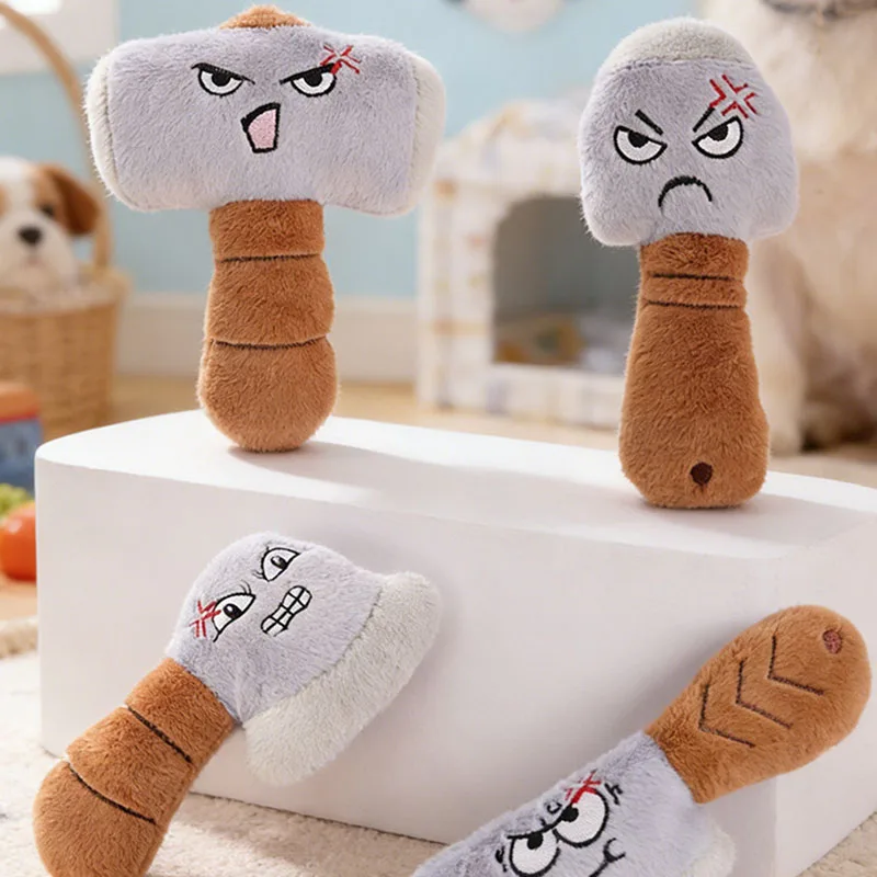 Peluche interactivo cara divertida con sonido para perros - imagen 5