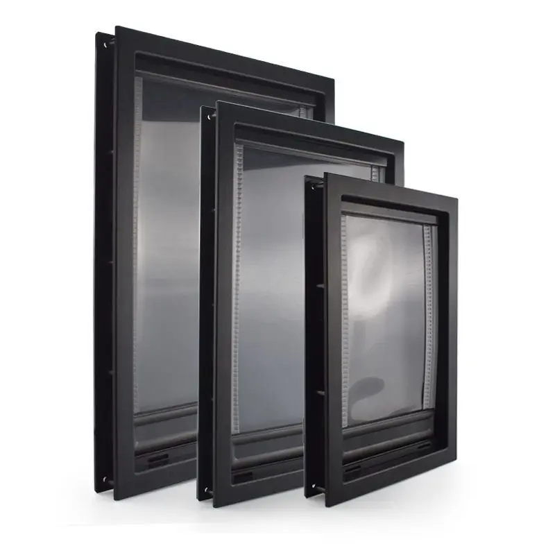 Imán de salida de entrada gratuito, posicionamiento para puerta de perro, gato, cachorro, mascota, fijación de tornillo, puertas de seguridad duraderas de varios tamaños para puerta de casa - imagen 2