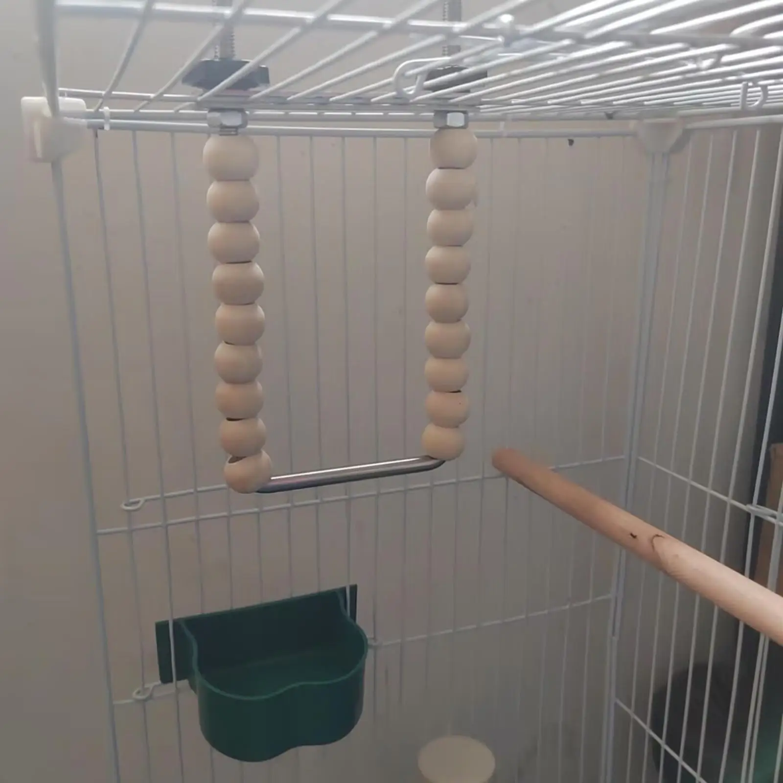 Parrots Stand Outdoor Climbing Bird Hanging Perch for Large Small Parakeet