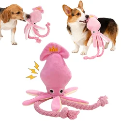 Juguete dental sonoro para perros pequeños - Pulpo interactivo