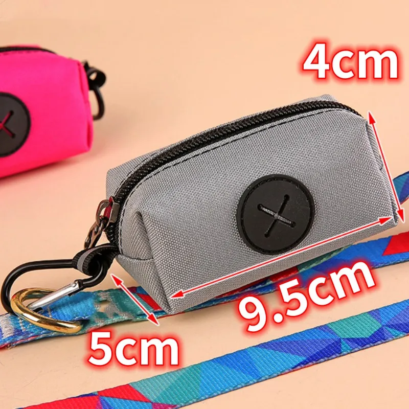 Dispensador de bolsas de caca para perros, soporte portátil para bolsas de caca para perros, dispensador de bolsas de basura para caminar, bolsas de aseo colgantes, productos para mascotas - imagen 3