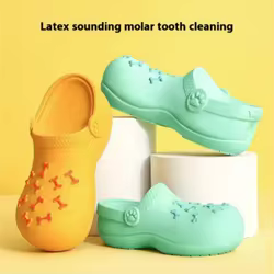 Juguete masticable perros zapatilla limpia dientes pequeños y medianos