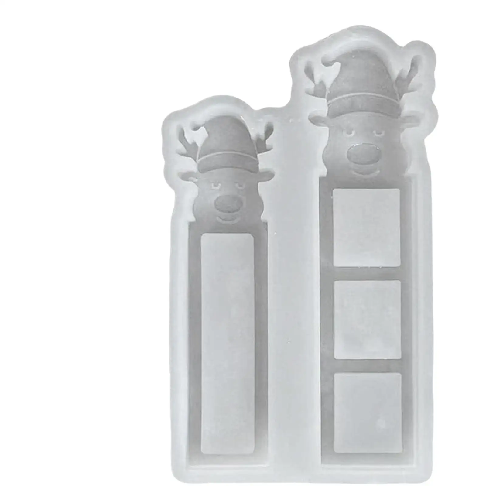 Modelo de vela navideña para hacer velas, regalo hecho a mano, decoración navideña para el hogar, adorno navideño para jabón y yeso - imagen 5