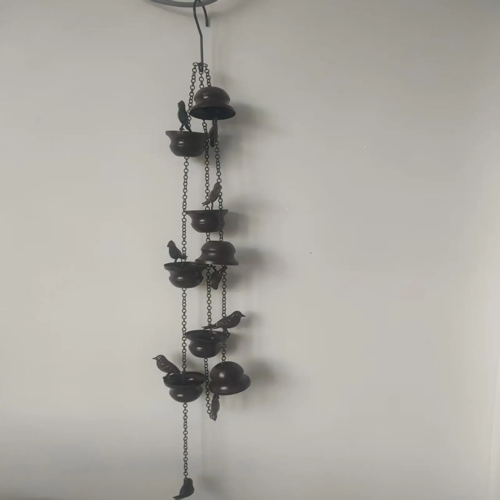 Cadena de lluvia para canaletas – Recolector de agua para desagüe - imagen 5