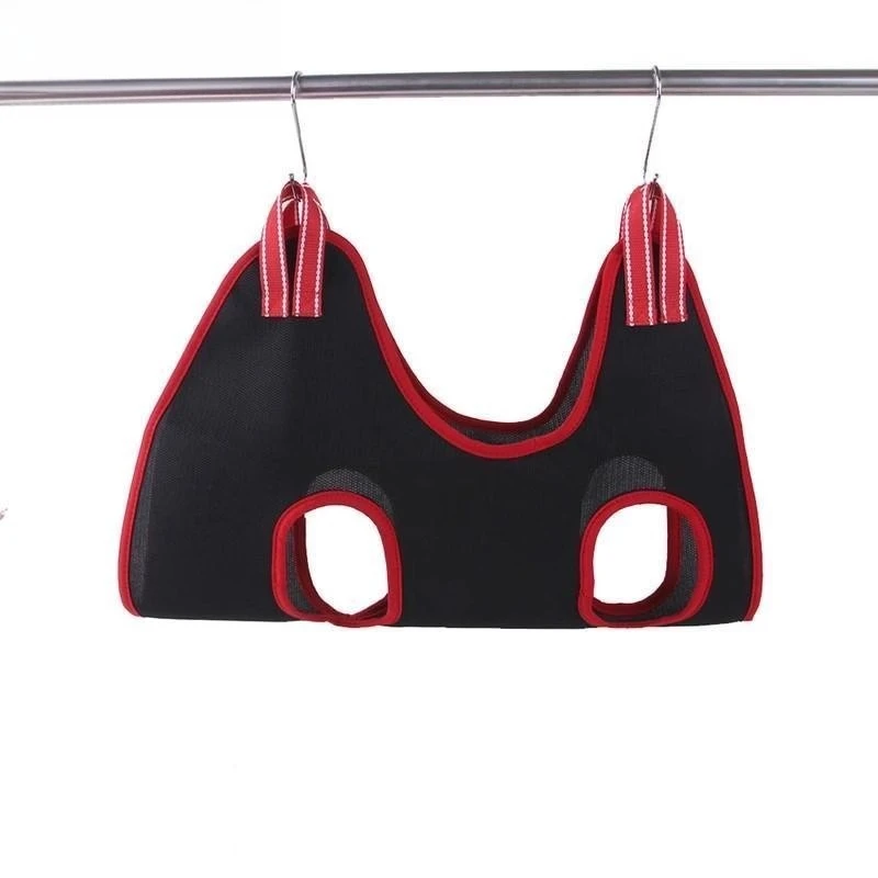 Hamaca para el cuidado de perros, soporte de fijación para gatos y perros, transpirable para recortar uñas, hamaca de belleza, bolsa de sujeción, suministros para mascotas, accesorios - imagen 4