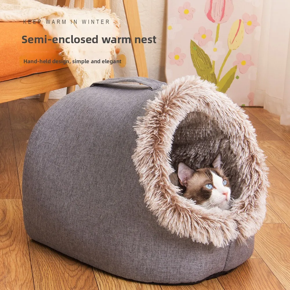 Nido 2 en 1 para cachorros y gatos – Grueso y antiarañazos - imagen 3