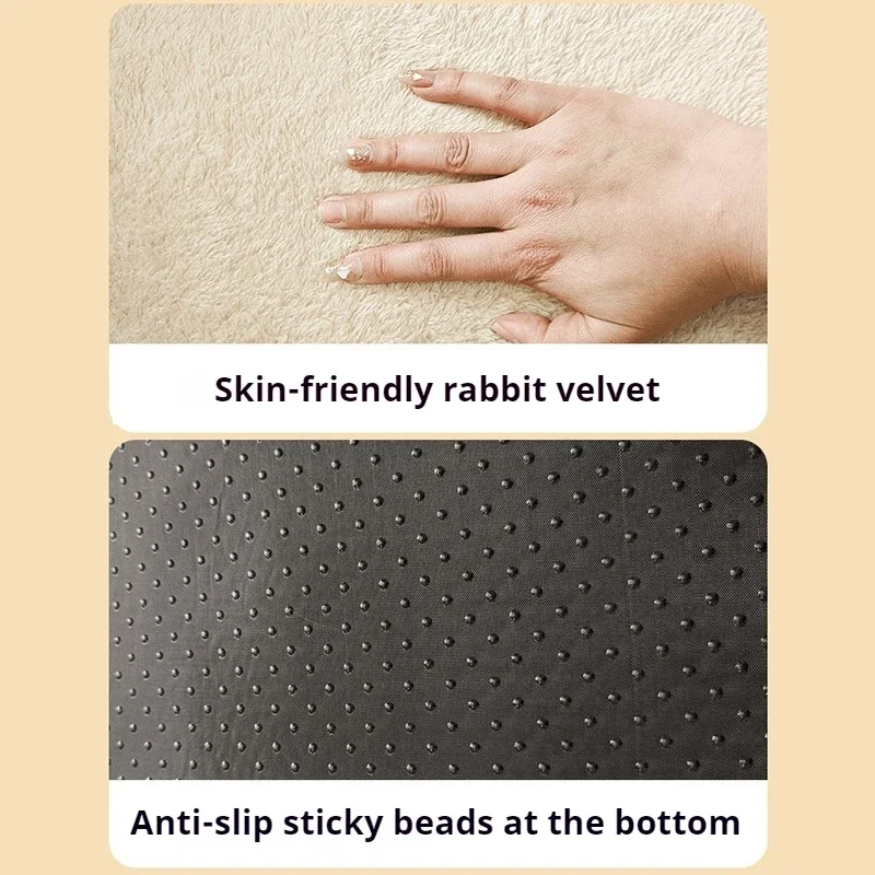 Cama redonda para perros, accesorios para perros, estera para cachorros, cama suave para mascotas, almohadilla gruesa de invierno, cama para dormir para perros, sofá, almohadilla para perros pequeños y grandes - imagen 5