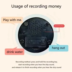 Botones parlantes para perros, botones de comunicación grabables para mascotas para entrenamiento, juguete portátil de reproducción con grabación de voz