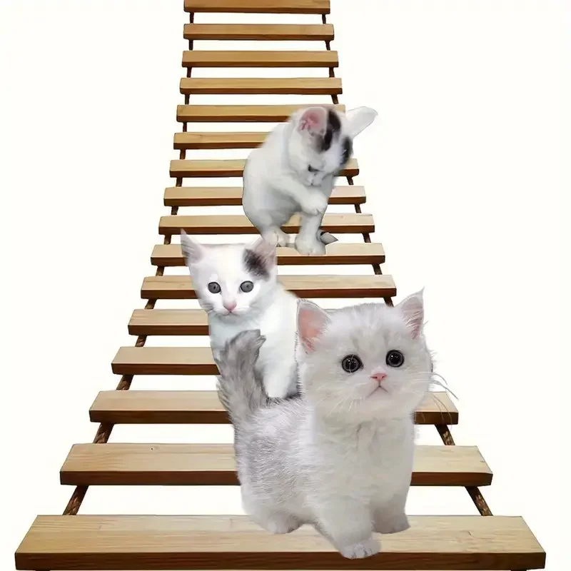 Estantes de escalada para gatos, nido y perca montados en la pared para gatitos, cuerda para rascar para garras de gato, muebles rascador para gatos, árbol para gatos - imagen 3