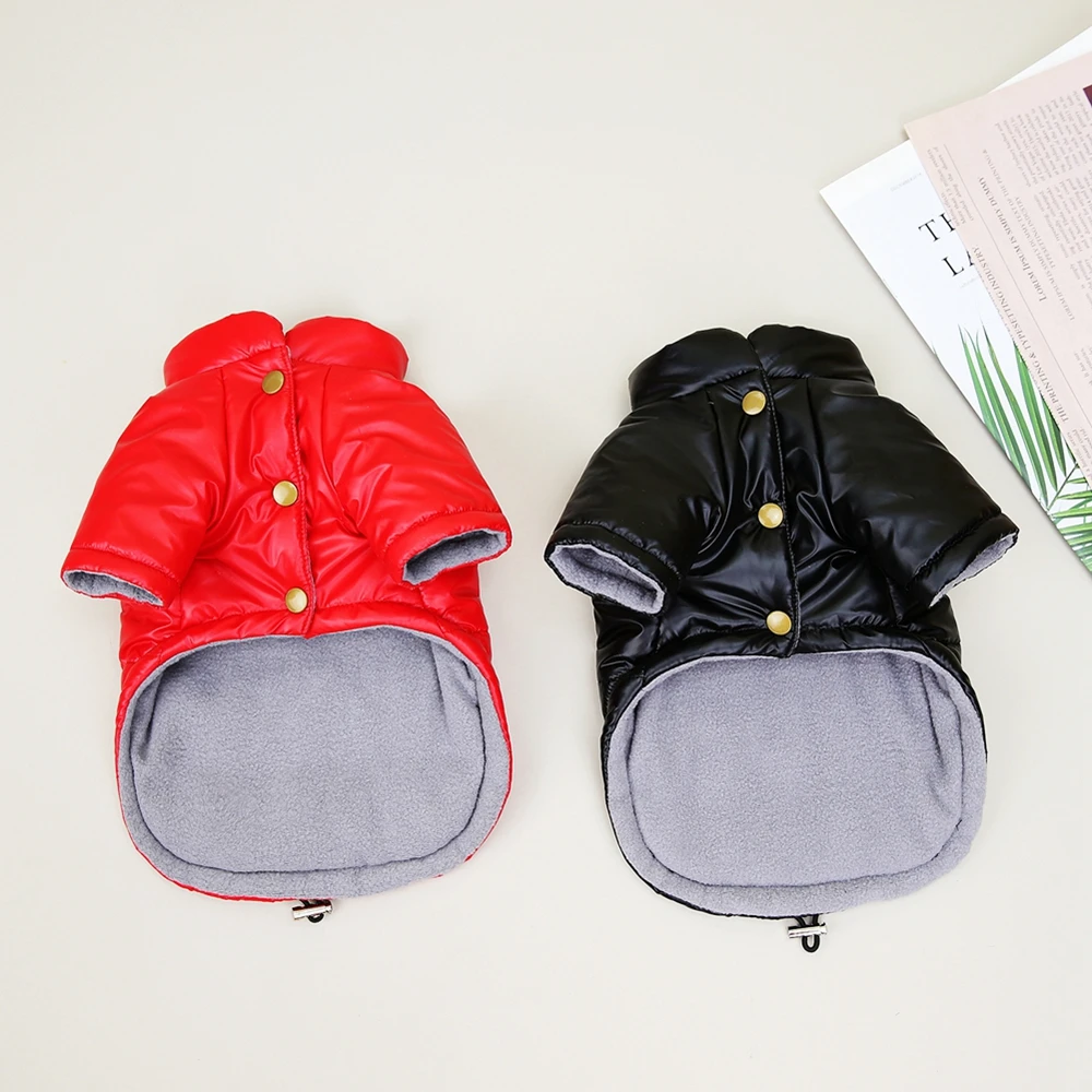 Abrigo de invierno para mascotas, ropa para perros pequeños, chaqueta cálida para perros, abrigo impermeable para perros, traje de Bulldog Francés - imagen 2