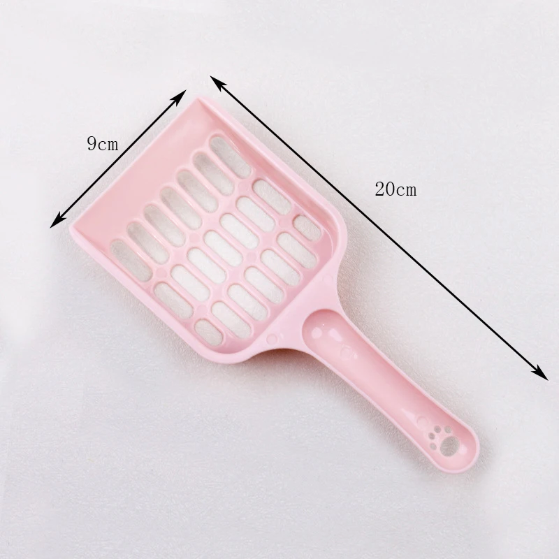 Nueva pala de arena para gatos de rejilla simple a la moda, pala de Agujero fino de gran tamaño, artefacto de arena para gatos, herramienta de limpieza de higiene para gatos