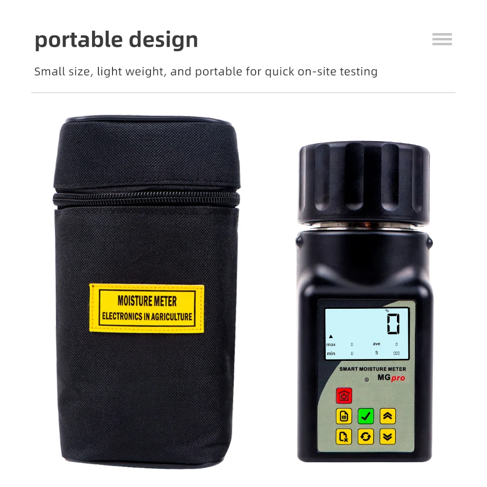 Medidor inteligente de humedad de grano, higroteador Digital LCD, arroz de café, maní, trigo, probador de contenido de humedad, Detector de humedad - imagen 3