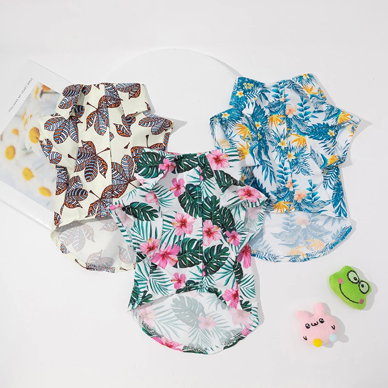 Camisas surtidas hawaianas para mascotas, ropa para cachorros, ropa para mascotas, linda camisa para perros, accesorios de ropa para mascotas de manga corta - imagen 5
