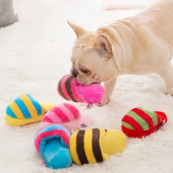 Juguete masticable con chirriador para perros pequeños – Cuidado dental