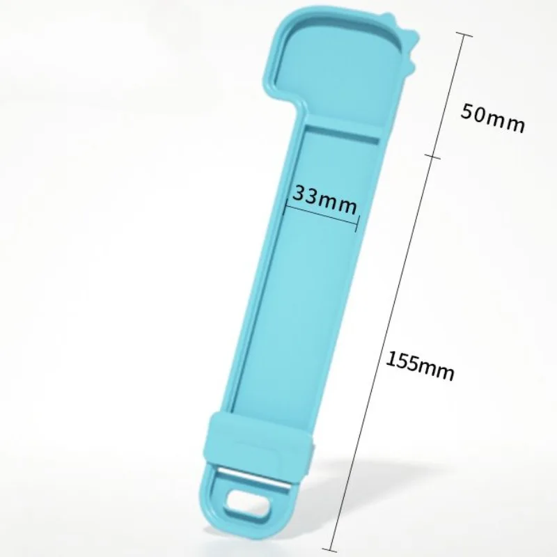 Cuchara de aperitivos para mascotas, comedero portátil de viaje al aire libre, exprimidor de alimentos líquidos para cachorros, cucharón de plástico - imagen 4