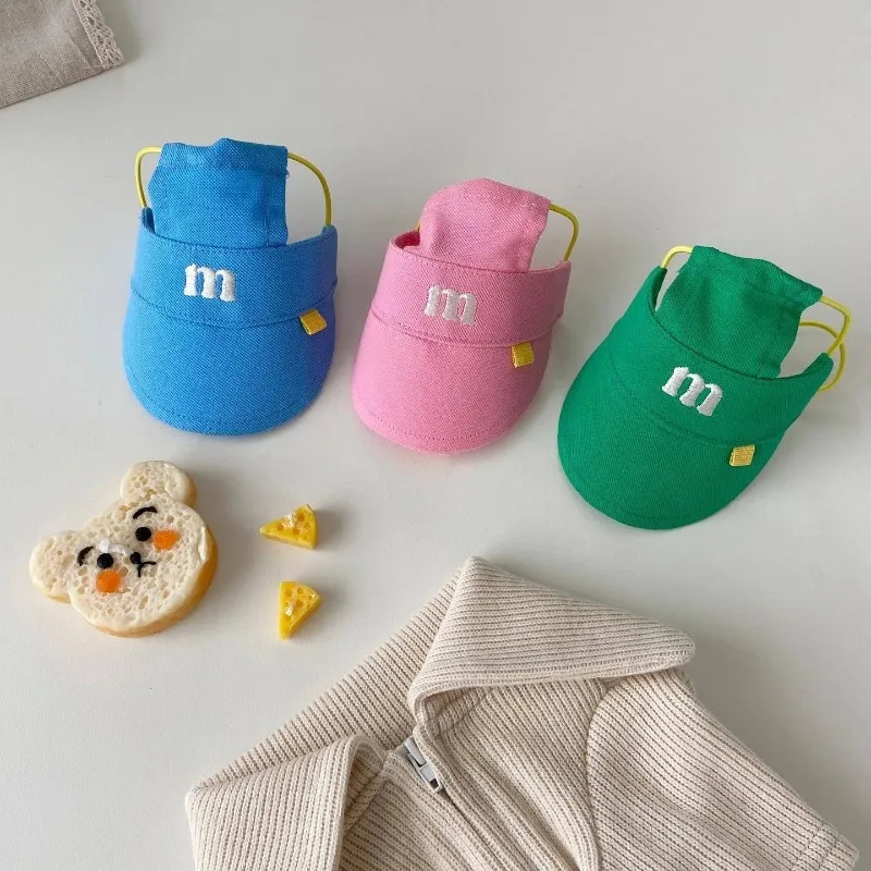 Gorra de béisbol para mascotas, Bordado de letras, sombrero para el sol para mascotas, protector solar de verano, cubierta para cabeza de perro, sombrero transpirable ajustable de peluche, accesorios para mascotas - imagen 4
