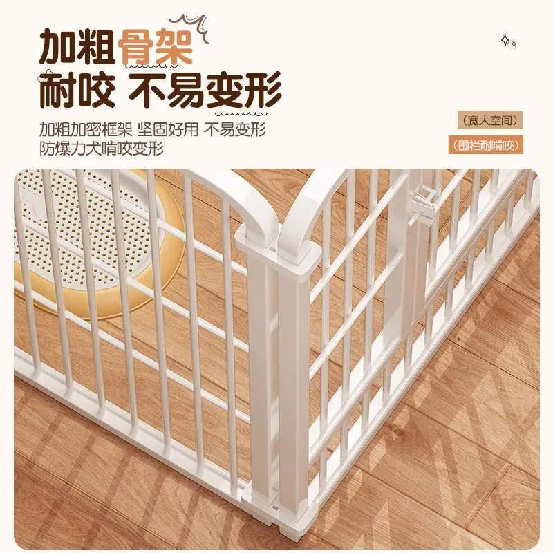 Valla para mascotas, jaula para perros de combinación libre para interiores, perros pequeños y medianos, Teddy Samoyedo, perrera alta y atrevida, productos para mascotas - imagen 3