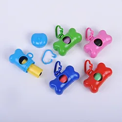 Dispensador hueso para bolsas de cacas perros y gatos – varios colores
