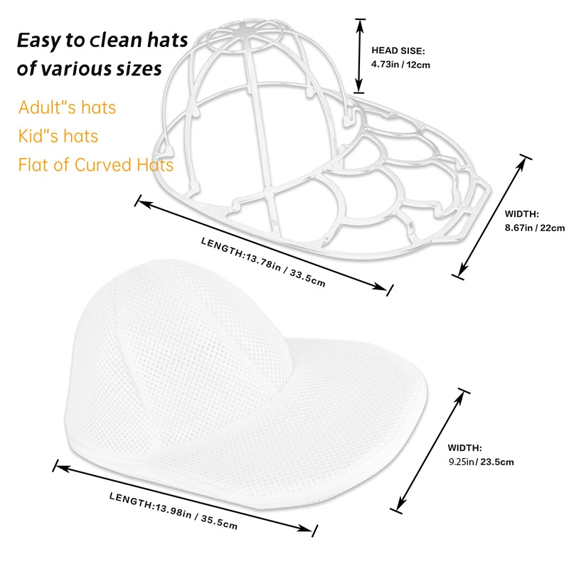 Funda lavadora para gorras – Protege y lava en lavadora sin deformar - imagen 5