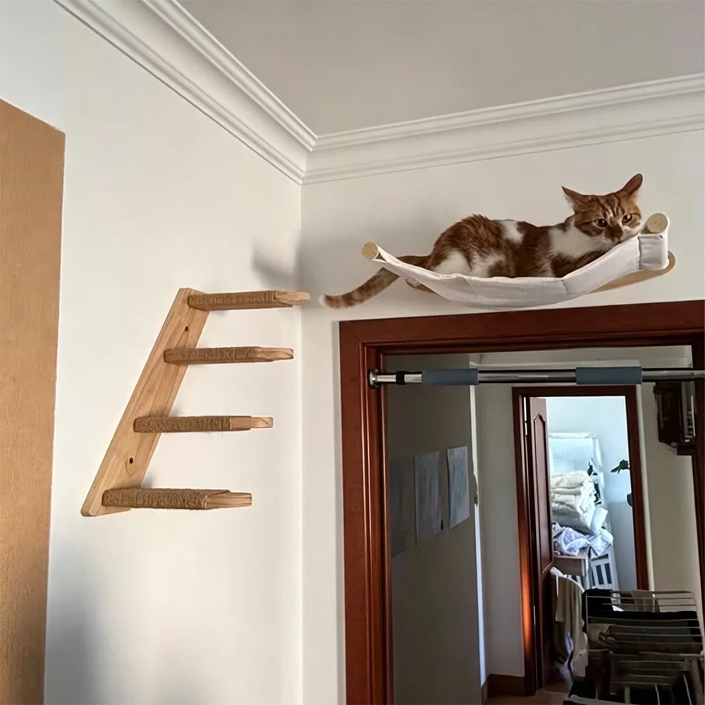 Árbol rascador para gatos con hamaca y plataformas de juego - imagen 5