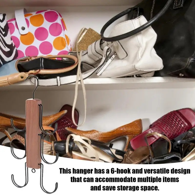 Perchero de madera para ropa, perchas decorativas, ganchos para bata, colgador de entrada para dormitorio y guardabarros - imagen 4