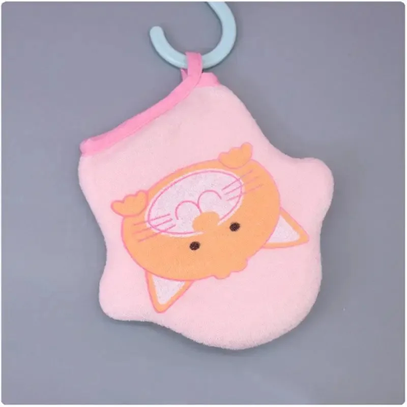Esponja de baño suave de dibujos animados para bebé, toalla para frotar el cuerpo, toallita de baño para niños, bola de baño para limpieza de manchas de baño - imagen 2