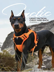 Arnés reflectante para perros grandes – seguridad y comodidad