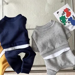 Abrigo mono para cachorros, sudadera de ocio para perros, chaquetas para mascotas, Chihuahua, Bichon, disfraz de Bulldog Francés, sudaderas con capucha para gatos