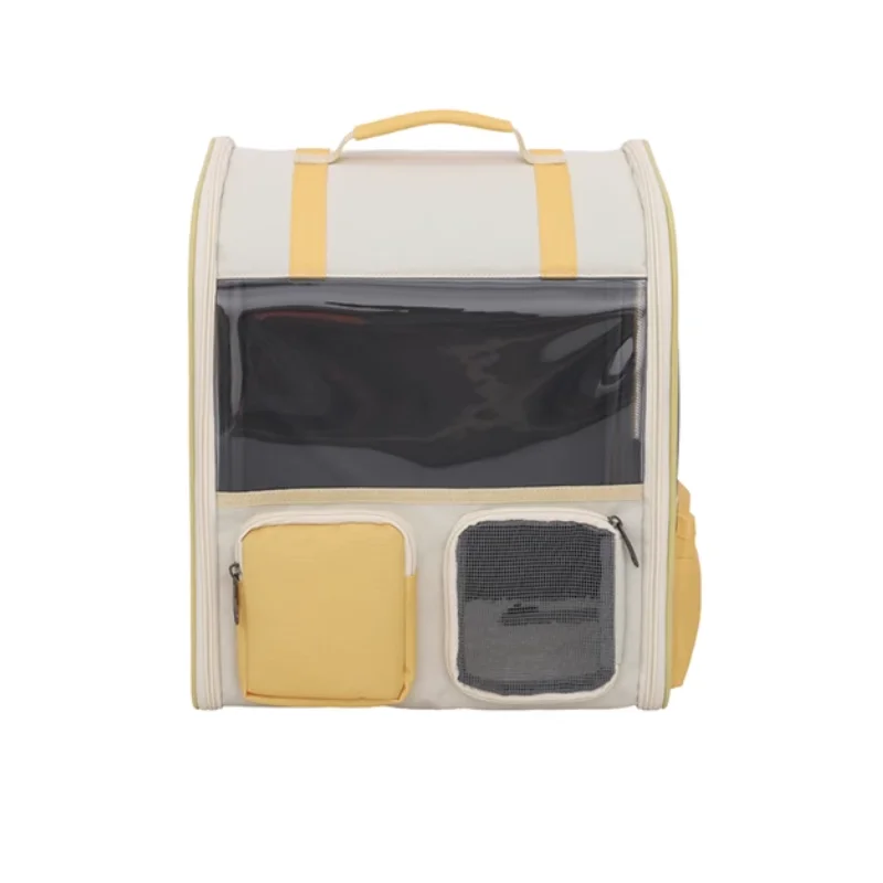 HOOPET-Bolso para gatos, bolso de hombro transpirable para mascotas, mochila portátil para gatos y gatitos, suministros para excursiones de gatos - imagen 2