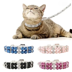 Collar para gato Sphynx con perlas de lujo – conjunto ajustable