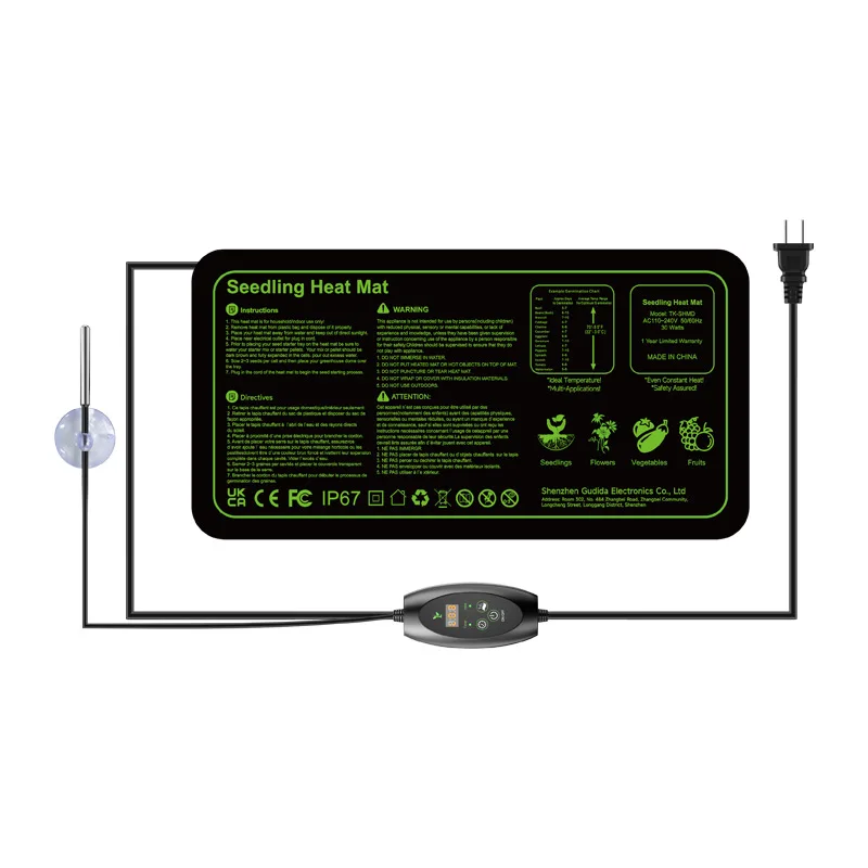 Versión de interruptor de almohadilla térmica para escalada de mascotas, tortuga, serpiente, lagarto, Rana, araña, almohadilla térmica para reptiles, ajuste de temperatura impermeable - imagen 3